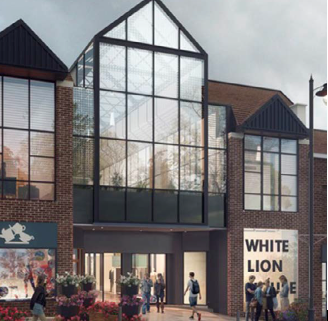 White Lion Walk Shopping Centre, 40 White Lion Walk, Guildford GU1 3DW Connected building